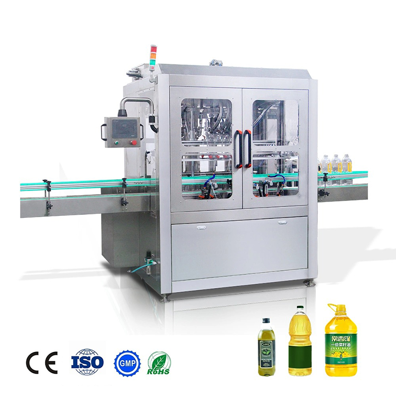 Plastikinių butelių pildymo mašina